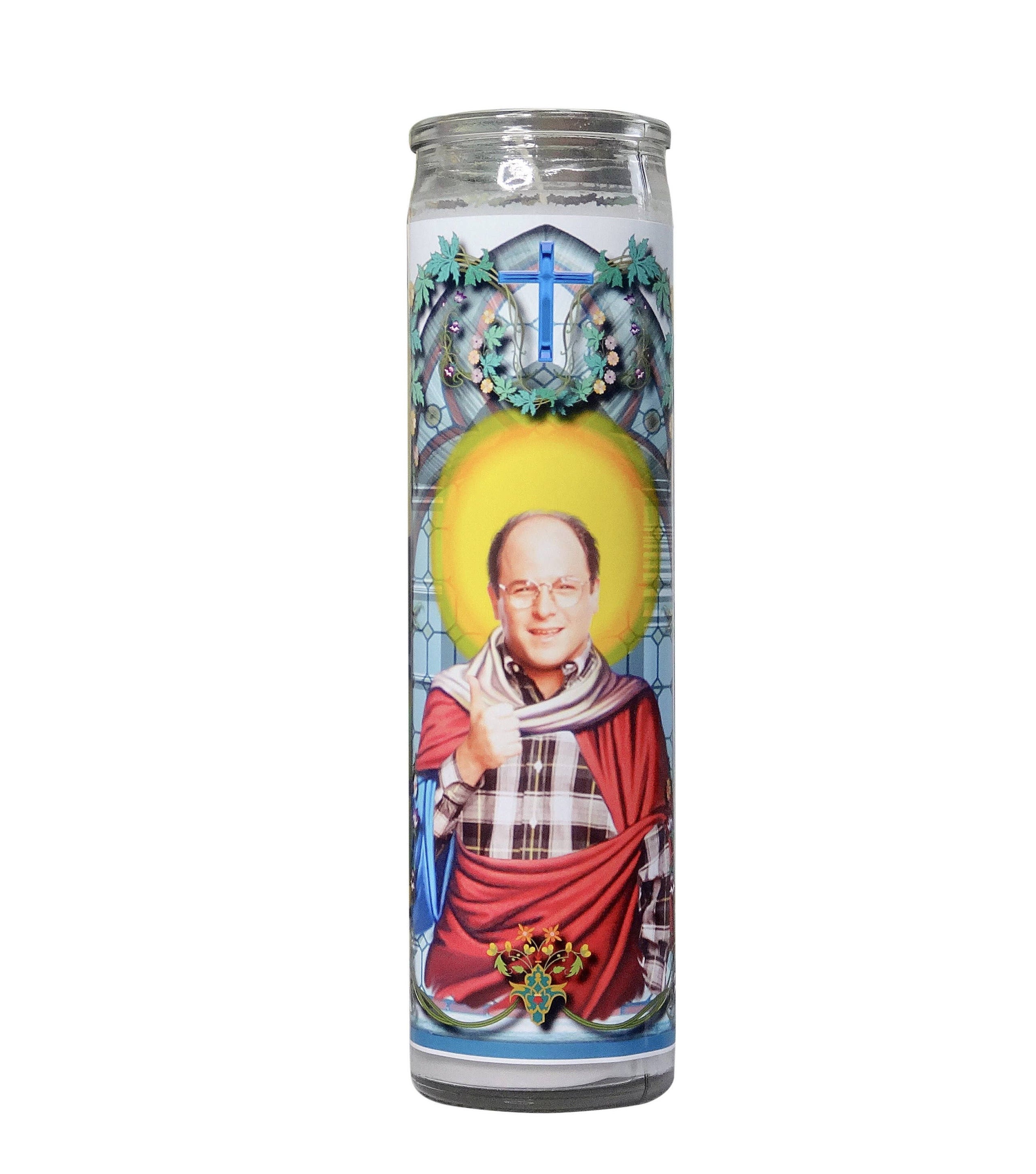 George Costanza Prayer Candle – Tainted Saint LLC